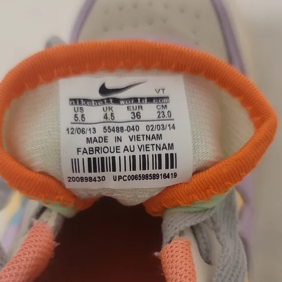 Nike Kids Multicolor Pastel Sneakers - Picture 4 of 8